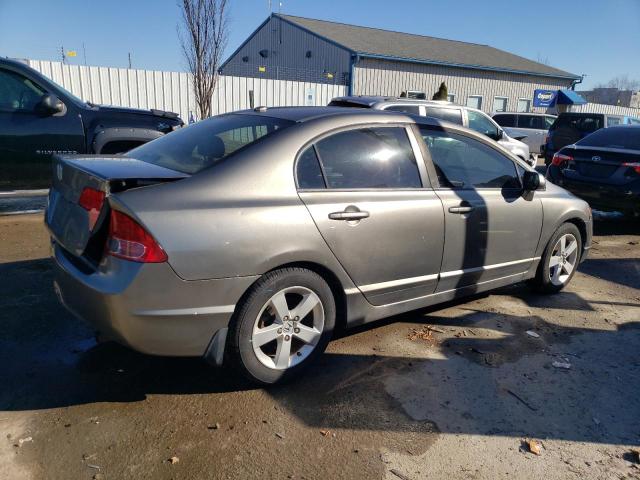 1HGFA16888L003749 - 2008 HONDA CIVIC EX GRAY photo 3