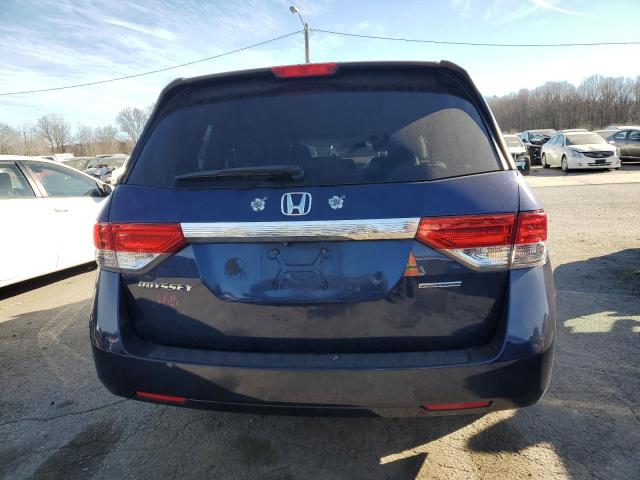 5FNRL5H3XGB004594 - 2016 HONDA ODYSSEY SE BLUE photo 6