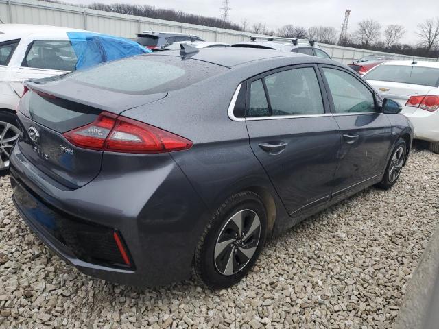 KMHC75LC2JU073050 - 2018 HYUNDAI IONIQ SEL GRAY photo 3