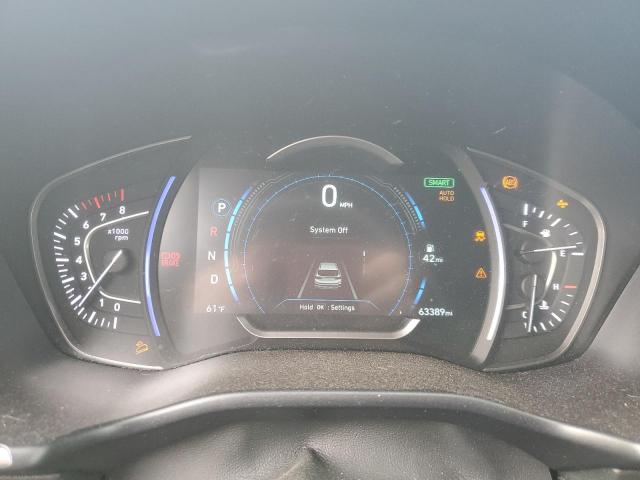 5NMS3CAA0LH277910 - 2020 HYUNDAI SANTA FE SEL Սև լուսանկար 9