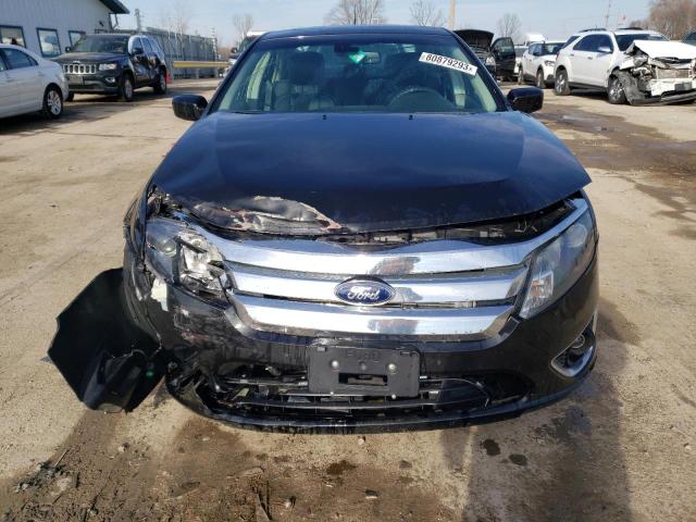 3FAHP0JG3CR409324 - 2012 FORD FUSION SEL BLACK photo 5