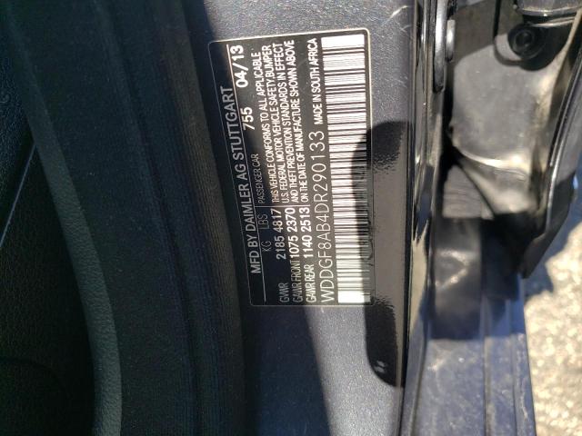WDDGF8AB4DR290133 - 2013 MERCEDES-BENZ C 300 4MATIC GRAY photo 12