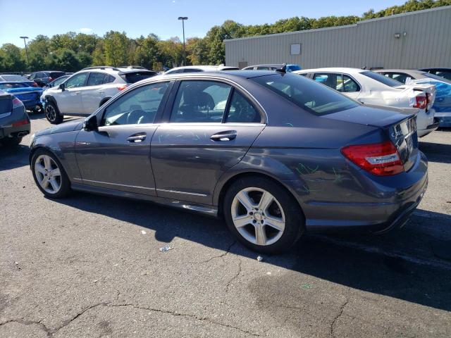 WDDGF8AB4DR290133 - 2013 MERCEDES-BENZ C 300 4MATIC GRAY photo 2