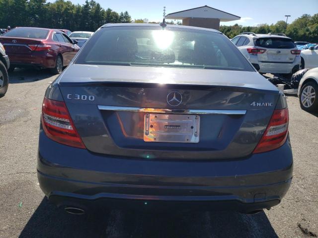WDDGF8AB4DR290133 - 2013 MERCEDES-BENZ C 300 4MATIC GRAY photo 6