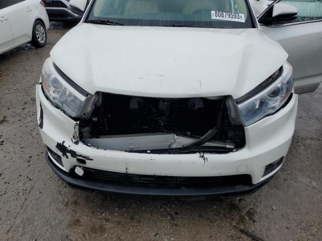 5TDKKRFH7GS175891 - 2016 TOYOTA HIGHLANDER XLE WHITE photo 12