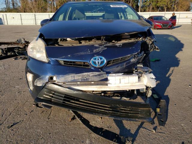 JTDKN3DU2C1571545 - 2012 TOYOTA PRIUS BLUE photo 5