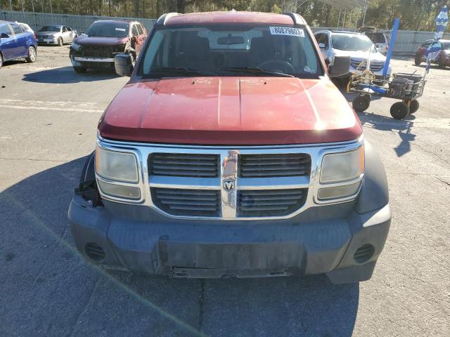 1D8GT28K27W556858 - 2007 DODGE NITRO SXT RED photo 5