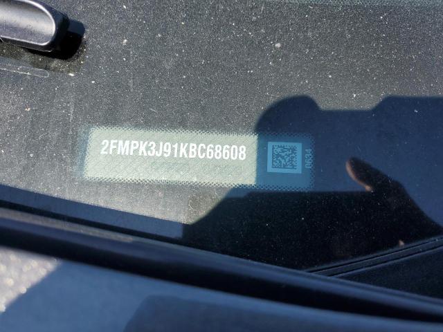 2FMPK3J91KBC68608 - 2019 FORD EDGE SEL Серый фото 13