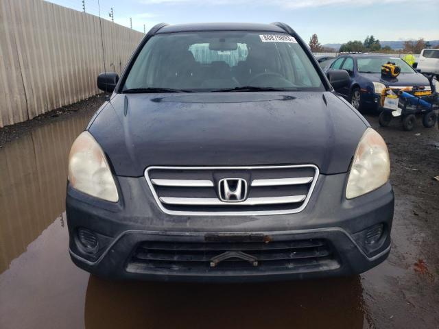 JHLRD78516C023401 - 2006 HONDA CR-V LX BLACK photo 5