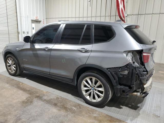 5UXWX9C55D0D02344 - 2013 BMW X3 XDRIVE28I GRAY photo 2