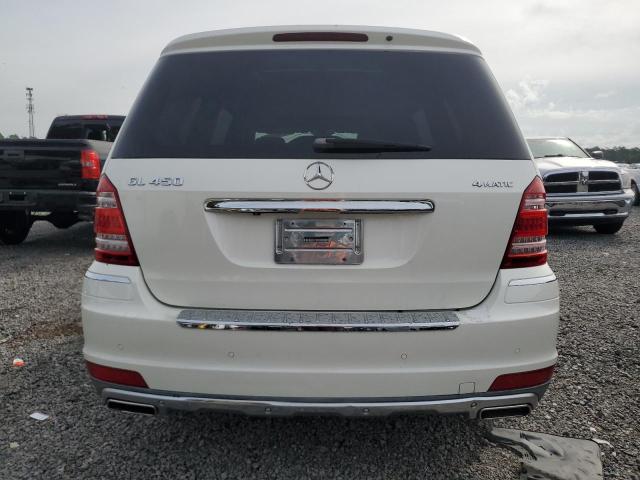 4JGBF7BEXBA733321 - 2011 MERCEDES-BENZ GL 450 4MATIC WHITE photo 6
