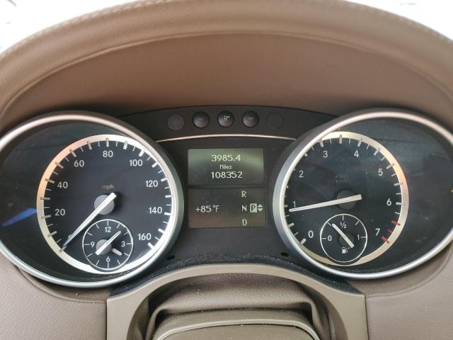 4JGBF7BEXBA733321 - 2011 MERCEDES-BENZ GL 450 4MATIC WHITE photo 9