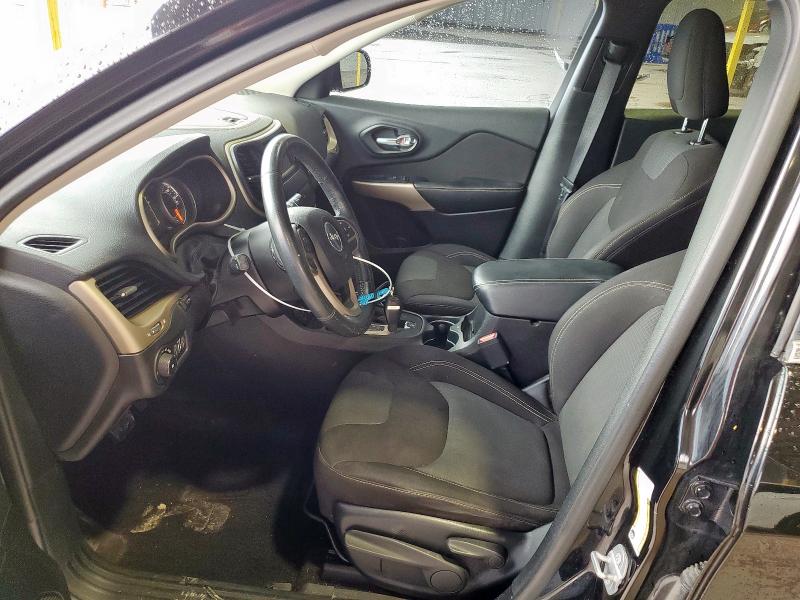 1C4PJLCB7HW586425 - 2017 JEEP CHEROKEE LATITUDE Negro foto 7