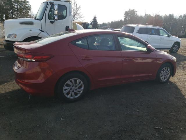 KMHD74LFXHU075826 - 2017 HYUNDAI ELANTRA SE RED photo 3