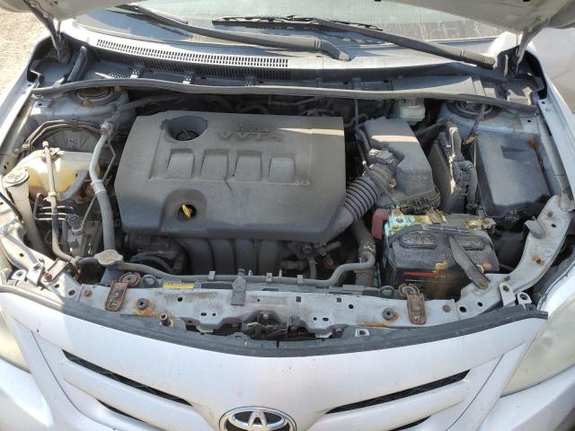 2T1BU4EE2BC601265 - 2011 TOYOTA COROLLA BASE Сріблястий фото 11