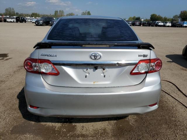 2T1BU4EE2BC601265 - 2011 TOYOTA COROLLA BASE Сріблястий фото 6