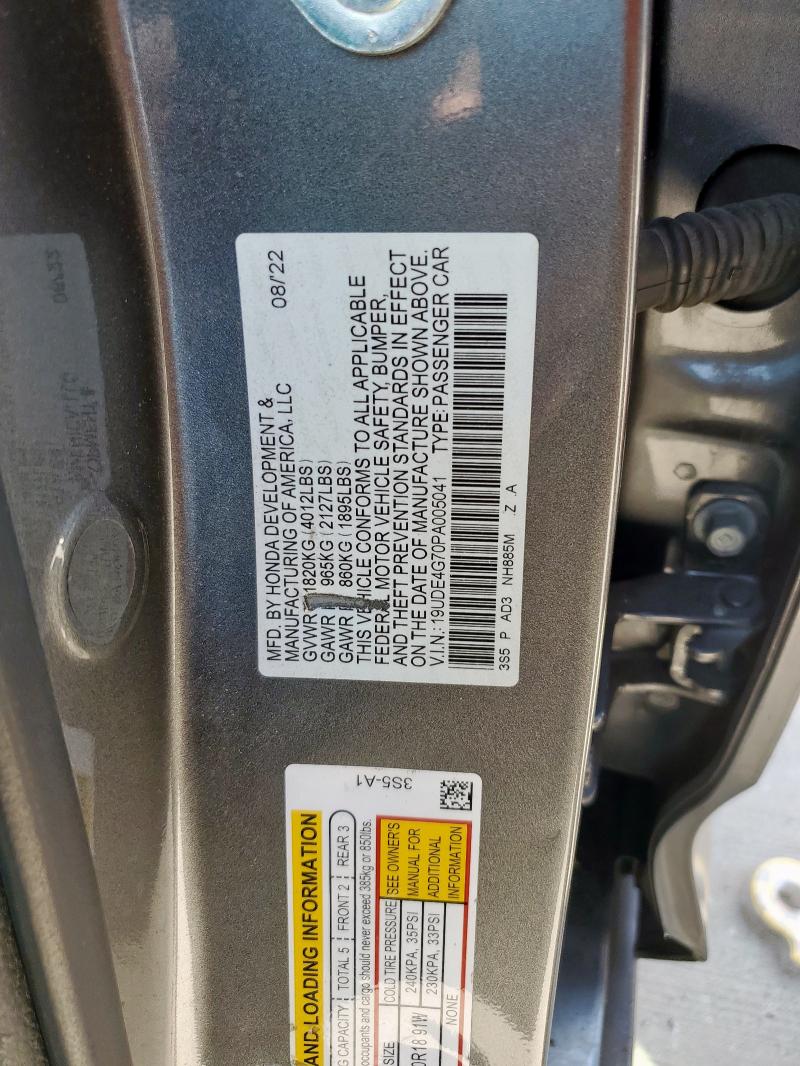 19UDE4G70PA005041 - 2023 ACURA INTEGRA A-SPEC TECH GRAY photo 13