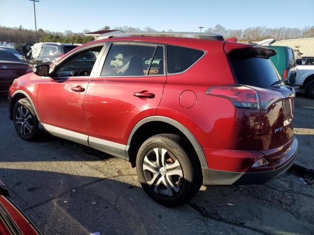 2T3BFREV1JW770379 - 2018 TOYOTA RAV4 LE RED photo 2