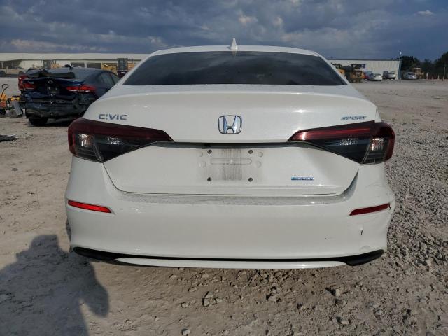 2HGFE4F84SH316758 - 2025 HONDA CIVIC SPORT WHITE photo 6
