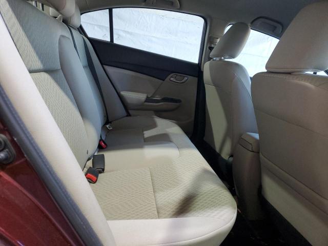 19XFB2F55FE097487 - 2015 HONDA CIVIC LX RED photo 10