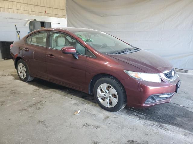 19XFB2F55FE097487 - 2015 HONDA CIVIC LX RED photo 4