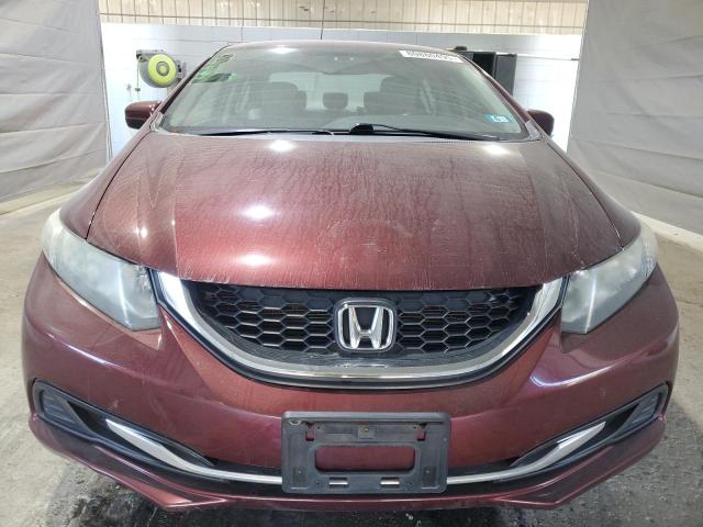 19XFB2F55FE097487 - 2015 HONDA CIVIC LX RED photo 5