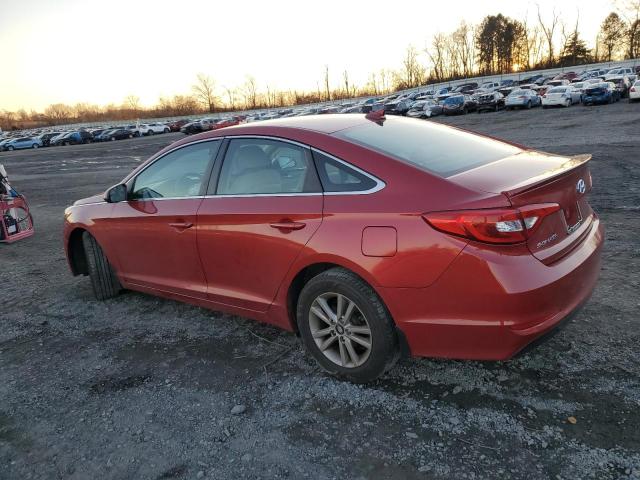 5NPE24AF5HH463941 - 2017 HYUNDAI SONATA SE RED photo 2