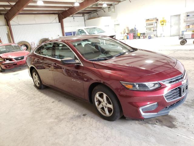 1G1ZB5ST6GF203884 - 2016 CHEVROLET MALIBU LS MAROON photo 4