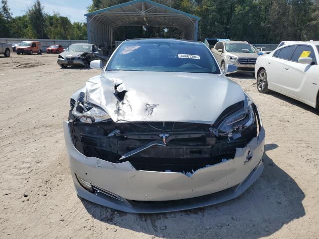 5YJSA1E13HF196994 - 2017 TESLA MODEL S SILVER photo 5
