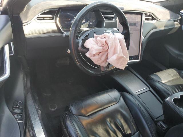 5YJSA1E13HF196994 - 2017 TESLA MODEL S SILVER photo 8