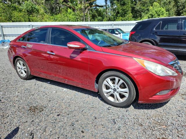 5NPEC4AC6BH185254 - 2011 HYUNDAI SONATA SE 红色 照片 4