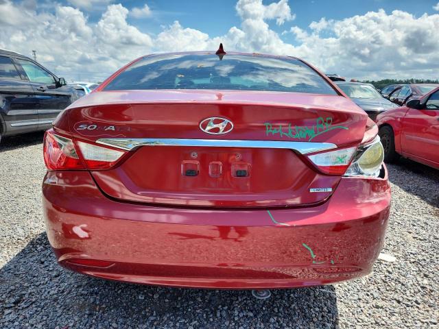 5NPEC4AC6BH185254 - 2011 HYUNDAI SONATA SE 红色 照片 6