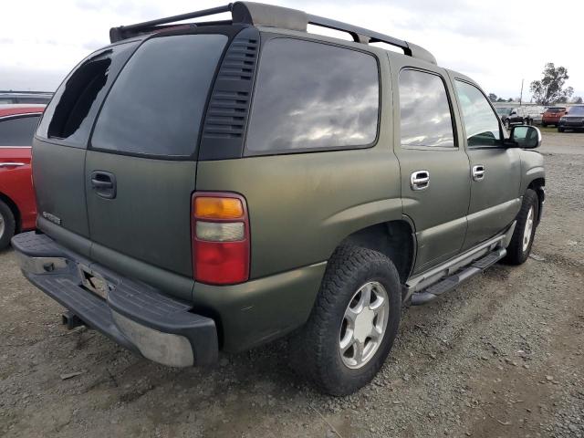 1GNEK13T51J299953 - 2001 CHEVROLET TAHOE K1500 GREEN photo 3