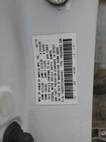 1HGCR2F53HA068463 - 2017 HONDA ACCORD SPORT WHITE photo 12