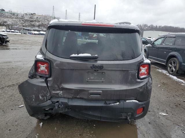 ZACCJBAB6JPH94343 - 2018 JEEP RENEGADE SPORT GRAY photo 6