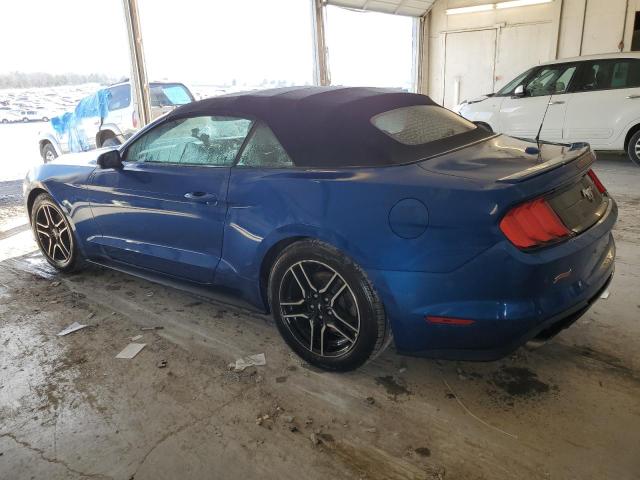 1FATP8UH9J5156409 - 2018 FORD MUSTANG BLUE photo 2