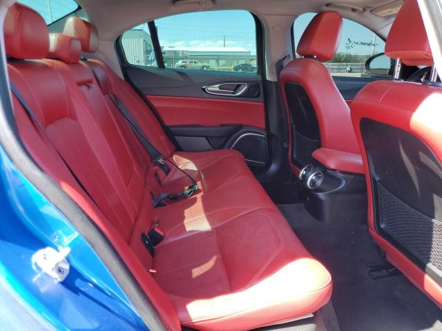 ZARFAECNXJ7598804 - 2018 ALFA ROMEO GIULIA TI BLUE photo 10