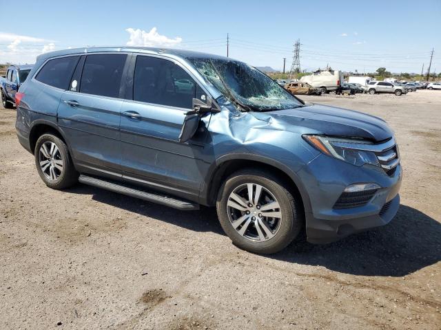 5FNYF5H42JB031453 - 2018 HONDA PILOT EX BLUE photo 4