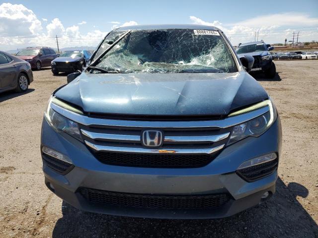 5FNYF5H42JB031453 - 2018 HONDA PILOT EX BLUE photo 5