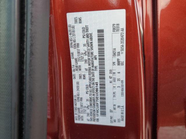 1FMCU0F70EUD86145 - 2014 FORD ESCAPE S RED photo 13