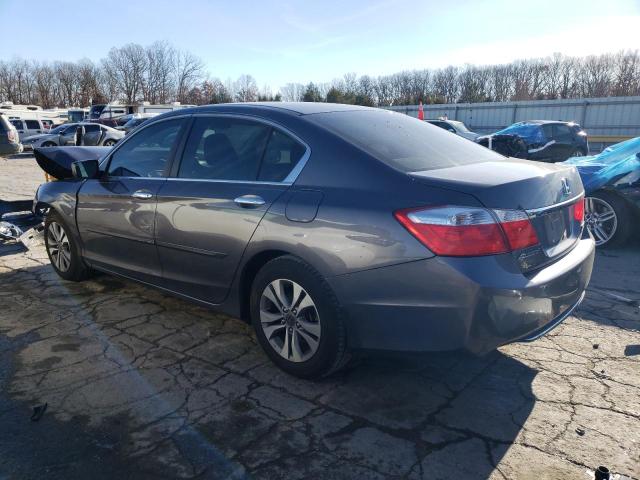 1HGCR2F32EA278188 - 2014 HONDA ACCORD LX GRAY photo 2