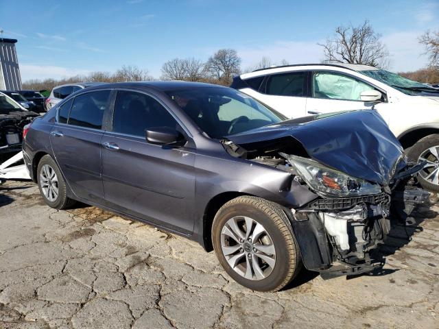 1HGCR2F32EA278188 - 2014 HONDA ACCORD LX GRAY photo 4