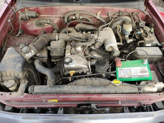 5TENL42NX1Z874211 - 2001 TOYOTA TACOMA RED photo 11