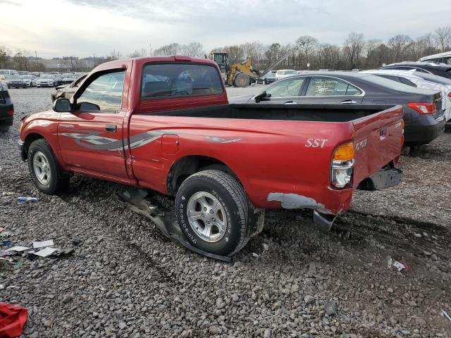 5TENL42NX1Z874211 - 2001 TOYOTA TACOMA RED photo 2