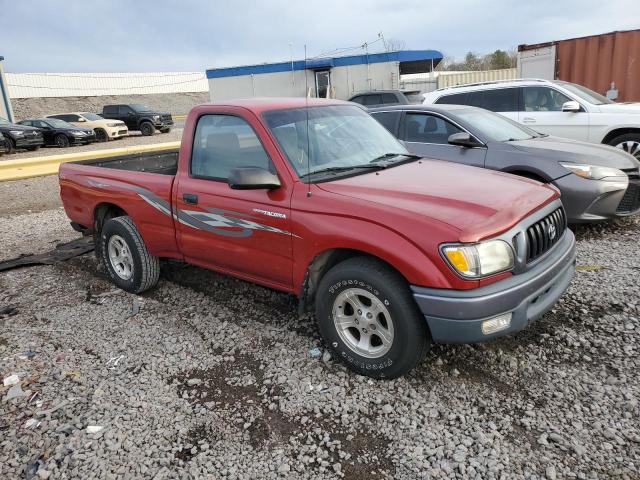 5TENL42NX1Z874211 - 2001 TOYOTA TACOMA RED photo 4