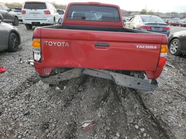 5TENL42NX1Z874211 - 2001 TOYOTA TACOMA RED photo 6