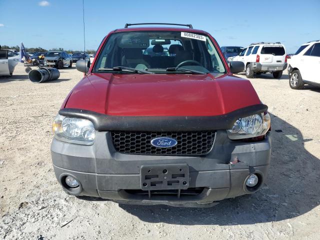 1FMCU93157KA69951 - 2007 FORD ESCAPE XLT RED photo 5