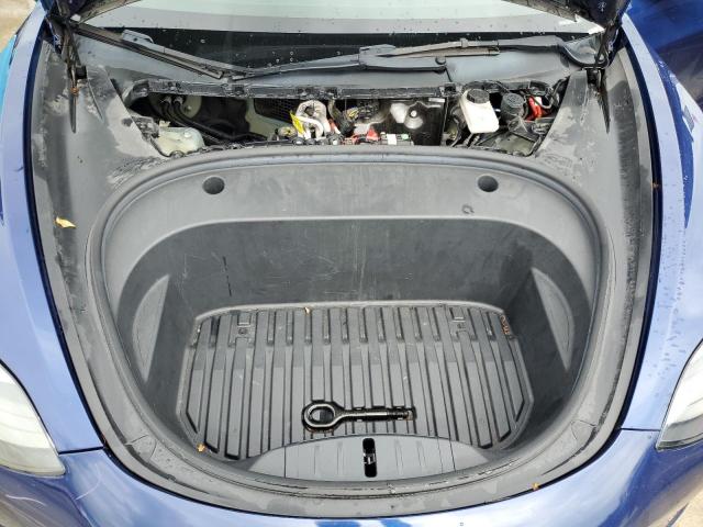 5YJ3E1EA0NF290691 - 2022 TESLA MODEL 3 ლურჯი ფოტო 11