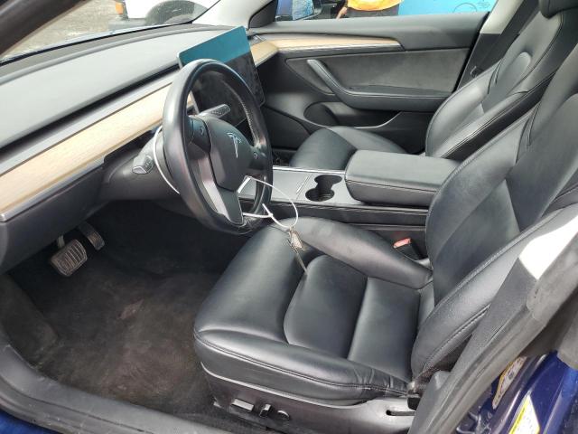5YJ3E1EA0NF290691 - 2022 TESLA MODEL 3 ლურჯი ფოტო 7