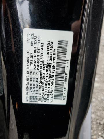 5FNRL5H42FB129984 - 2015 HONDA ODYSSEY EX BLACK photo 13